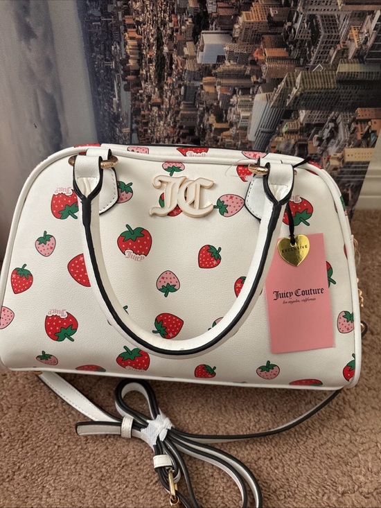 Juicy Couture Handbags - Juicy couture strawberry bag NWT